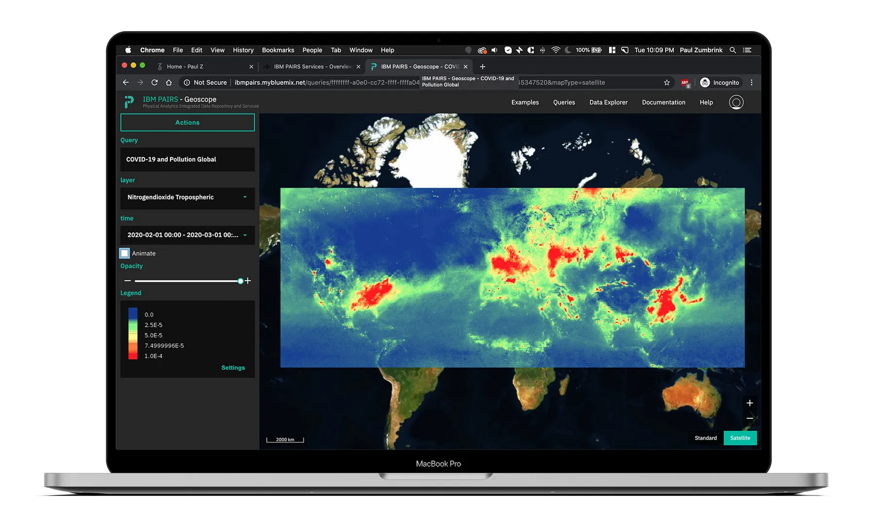 IBM Geospatial Analytics on a laptop